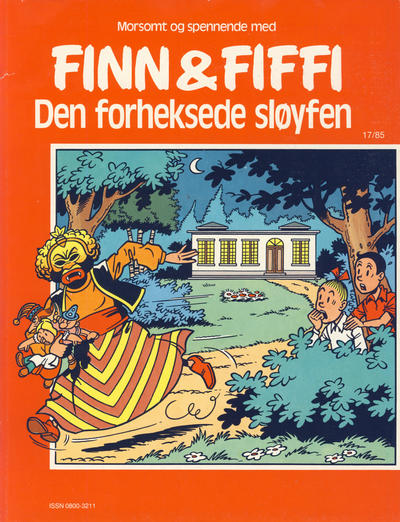 Cover for Finn & Fiffi (Skandinavisk Presse, 1983 series) #17/1985 - Den forheksede sløyfen