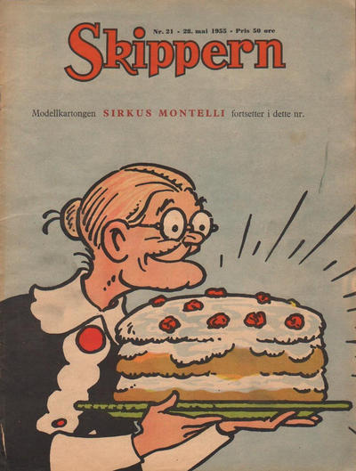 Cover for Skippern (Allers Forlag, 1947 series) #21/1955