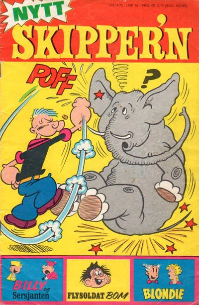 Cover for Skipper'n [Skippern] (Romanforlaget, 1967 series) #4/1970