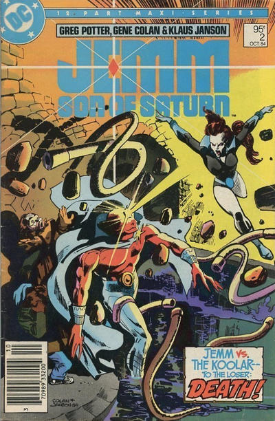 Cover for Jemm, Son of Saturn (DC, 1984 series) #2 [Canadian]