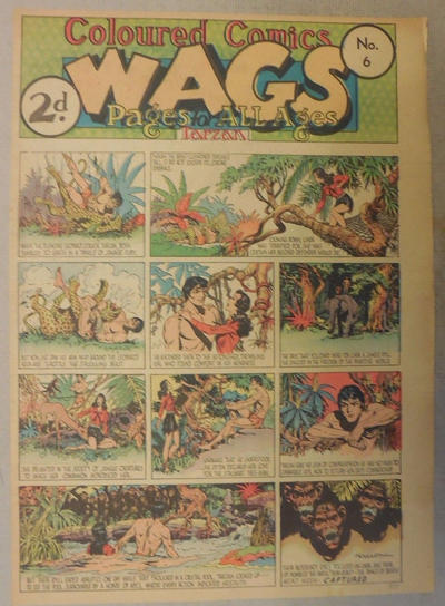 Cover for Wags [Australia] (Editors Press Service, 1936 series) #v3#6