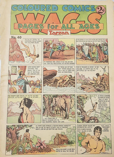 Cover for Wags [Australia] (Editors Press Service, 1936 series) #v1#40