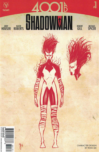 Cover for 4001 A.D.: Shadowman (Valiant Entertainment, 2016 series) #1 [Cover C - Ryan Lee]