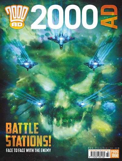 Cover for 2000 AD (Rebellion, 2001 series) #1860