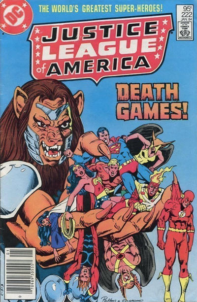 Cover for Justice League of America (DC, 1960 series) #222 [Canadian]