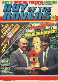 Cover Thumbnail for Roy of the Rovers (IPC, 1976 series) #29 August 1981 [250]