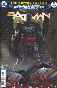 Cover for Batman (DC, 2016 series) #22 [Jason Fabok Nonlenticular Cover]