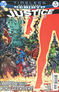 Cover for Justice League (DC, 2016 series) #19 [Fernando Pasarin / Matt Ryan Cover]