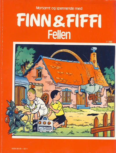 Cover for Finn & Fiffi (Skandinavisk Presse, 1983 series) #11/1986 - Fellen