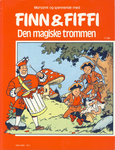 Cover for Finn & Fiffi (Skandinavisk Presse, 1983 series) #17/1986 - Den magiske trommen