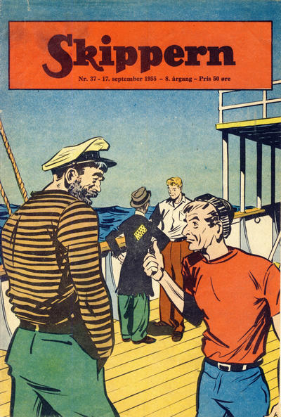 Cover for Skippern (Allers Forlag, 1947 series) #37/1955