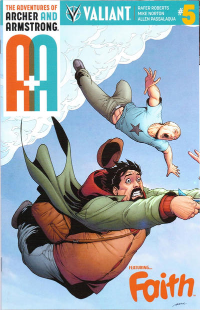 Cover for A&A: The Adventures of Archer & Armstrong (Valiant Entertainment, 2016 series) #5 [Cover F - Pere Pérez]