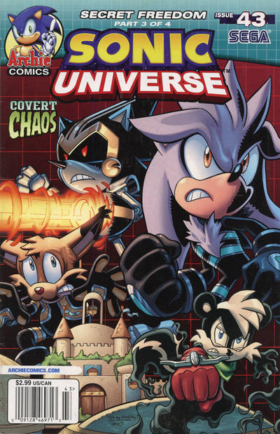 Cover for Sonic Universe (Archie, 2009 series) #43 [Newsstand]