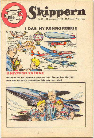 Cover for Skippern (Allers Forlag, 1947 series) #37/1958