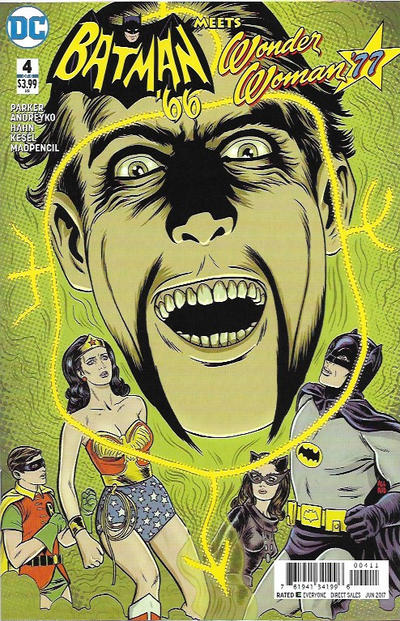 Cover for Batman '66 Meets Wonder Woman '77 (DC, 2017 series) #4