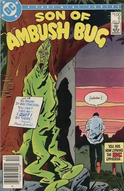 Cover for Son of Ambush Bug (DC, 1986 series) #6 [Canadian]