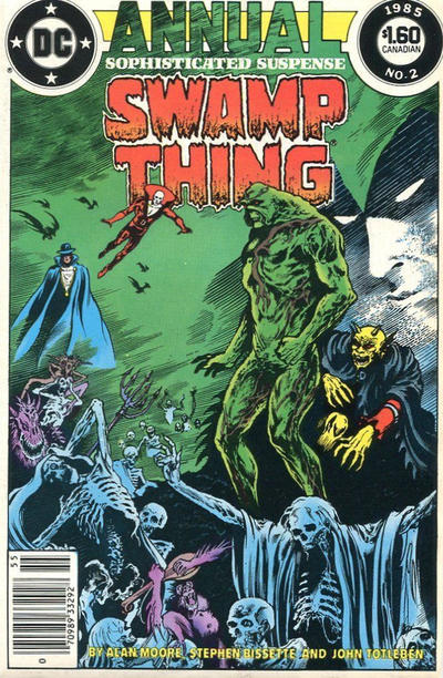 Cover for Swamp Thing Annual (DC, 1985 series) #2 [Direct]