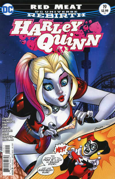 Cover for Harley Quinn (DC, 2016 series) #19 [Amanda Conner Cover]