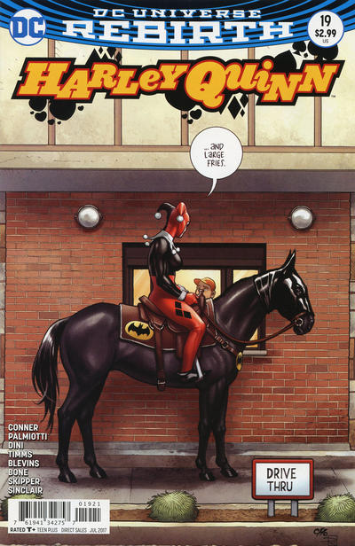Cover for Harley Quinn (DC, 2016 series) #19 [Frank Cho Cover]