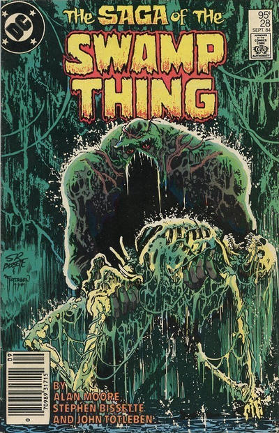 Cover for The Saga of Swamp Thing (DC, 1982 series) #28 [Canadian]