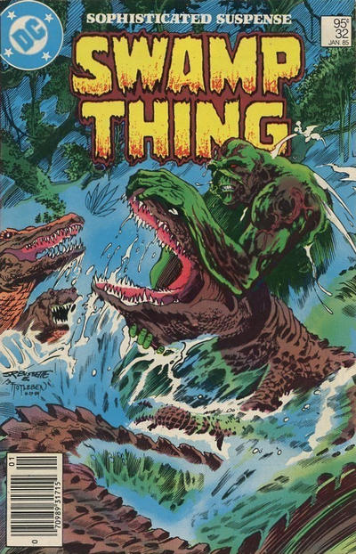 Cover for The Saga of Swamp Thing (DC, 1982 series) #32 [Canadian]