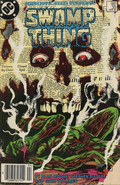 Cover for The Saga of Swamp Thing (DC, 1982 series) #35 [Canadian]