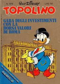 Cover Thumbnail for Topolino (Mondadori, 1949 series) #1378