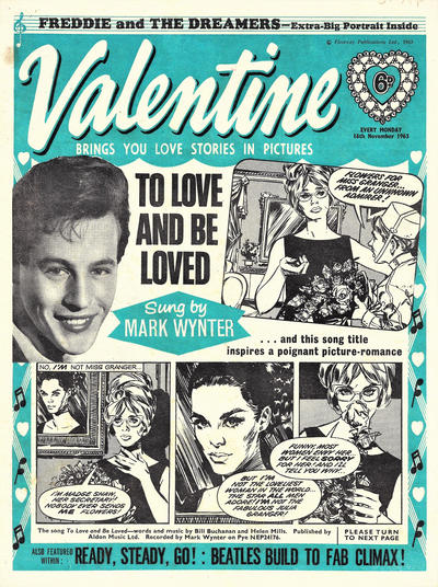Cover for Valentine (IPC, 1957 series) #16 November 1963