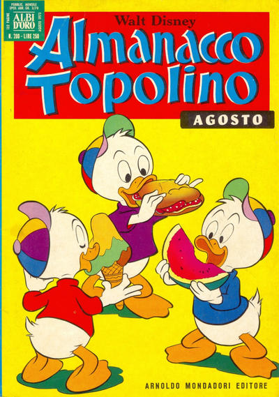 Cover for Almanacco Topolino (Mondadori, 1957 series) #200