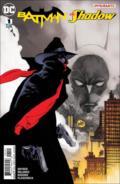 Cover for Batman / Shadow (DC, 2017 series) #1 [Tim Sale Cover]