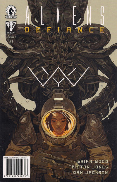 Cover for Aliens: Defiance (Dark Horse, 2016 series) #1 [Fried Pie Exclusive Sachin Teng Variant]