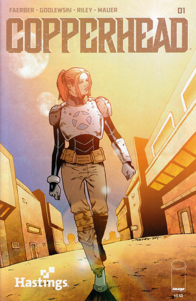 Cover for Copperhead (Image, 2014 series) #1 [Hastings Variant Cover]