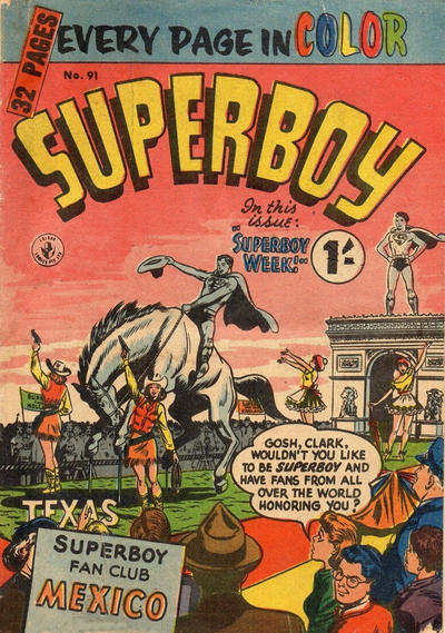 Cover for Superboy (K. G. Murray, 1949 series) #91 [1' price]