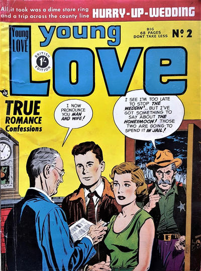 Cover for Young Love (Arnold Book Company, 1952 series) #2