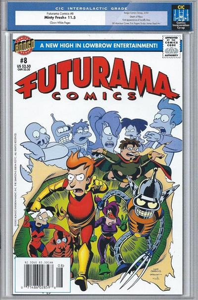 Cover for Bongo Comics Presents Futurama Comics (Bongo, 2000 series) #8 [Newsstand]