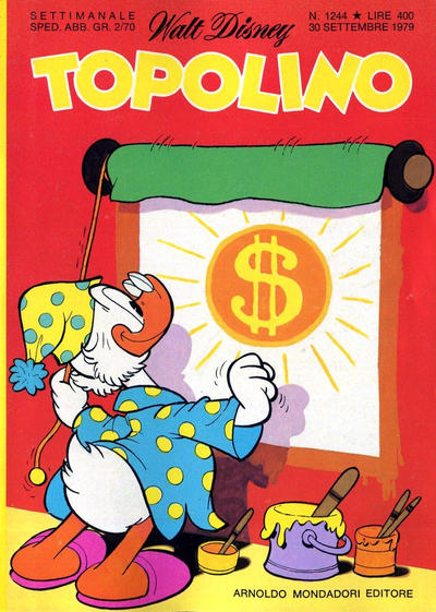 Cover for Topolino (Mondadori, 1949 series) #1244