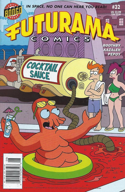 Cover for Bongo Comics Presents Futurama Comics (Bongo, 2000 series) #32 [Newsstand]