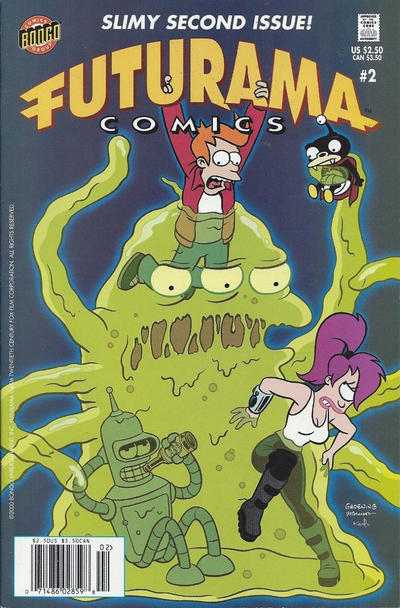 Cover for Bongo Comics Presents Futurama Comics (Bongo, 2000 series) #2 [Newsstand]