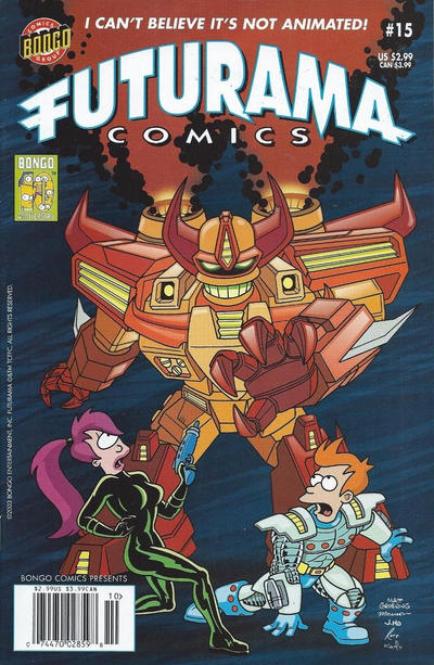 Cover for Bongo Comics Presents Futurama Comics (Bongo, 2000 series) #15 [Newsstand]