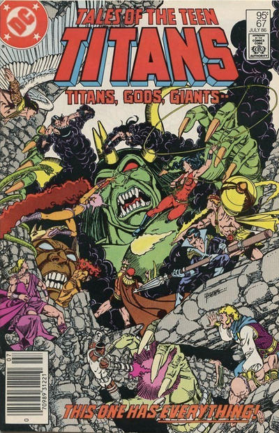 Cover for Tales of the Teen Titans (DC, 1984 series) #67 [Canadian]