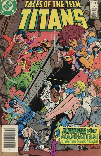 Cover for Tales of the Teen Titans (DC, 1984 series) #72 [Canadian]