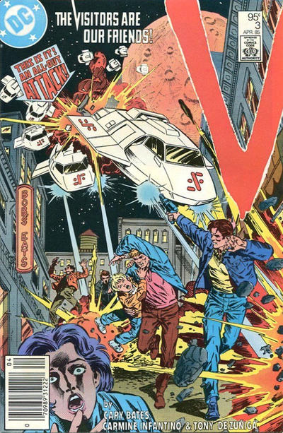 Cover for V (DC, 1985 series) #3 [Canadian]