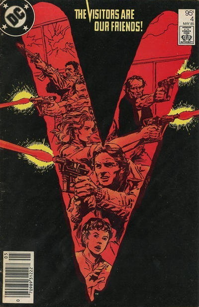 Cover for V (DC, 1985 series) #4 [Canadian]