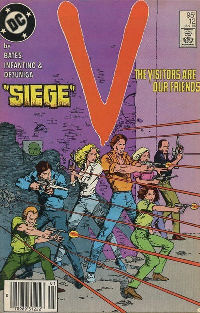 Cover for V (DC, 1985 series) #12 [Canadian]