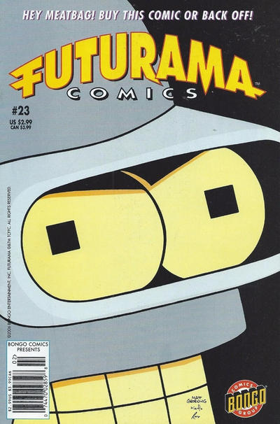 Cover for Bongo Comics Presents Futurama Comics (Bongo, 2000 series) #23 [Newsstand]