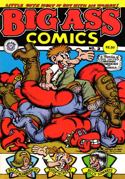 Cover for Big Ass Comics (Last Gasp, 1991 ? series) #2 [Sixth Printing]