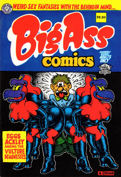 Cover for Big Ass Comics (Last Gasp, 1991 ? series) #1 [Eleventh Printing]