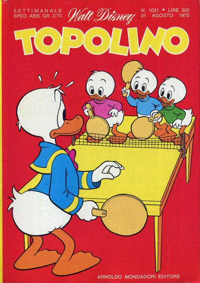 Cover for Topolino (Mondadori, 1949 series) #1031