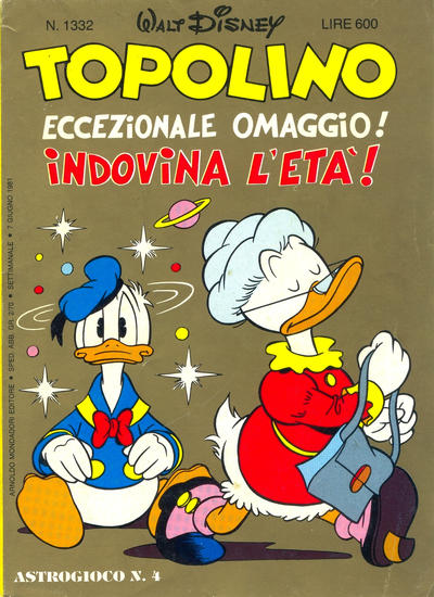 Cover for Topolino (Mondadori, 1949 series) #1332