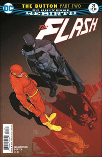 Cover Thumbnail for The Flash (DC, 2016 series) #21 [Mikel Janin International Variant Cover]